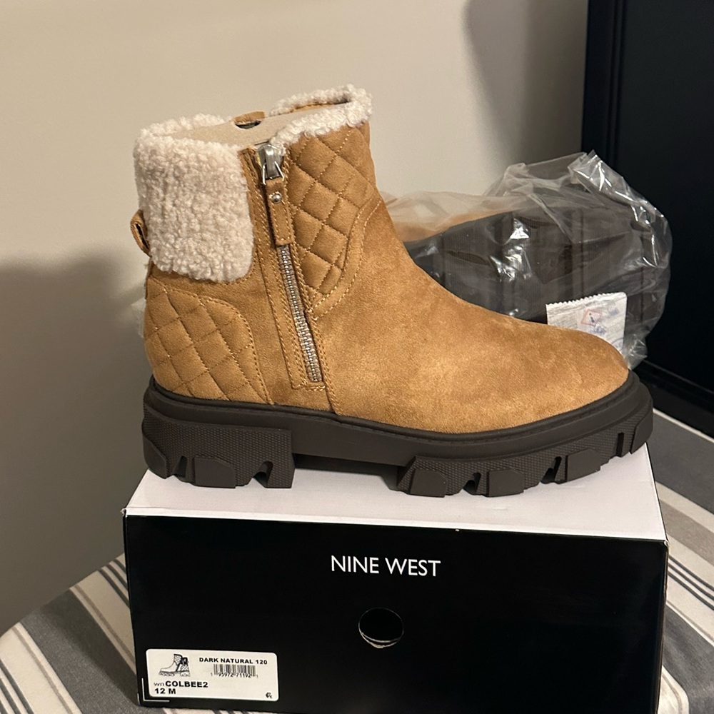 Brand new Nine West suede boots